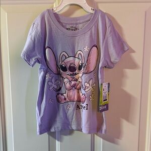 NEW Disney Lavender Lilo & Stitch Short Sleeve Tee
